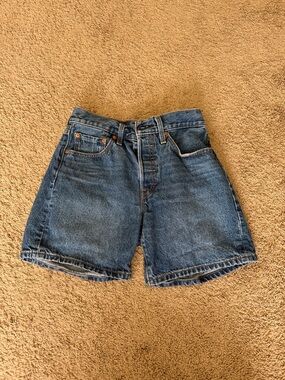 Levi's Blue Denim Jean Shorts